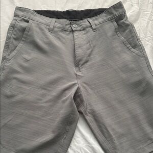 Burnside, Men's Charcoal Gray, Nylon Shorts - Size 30